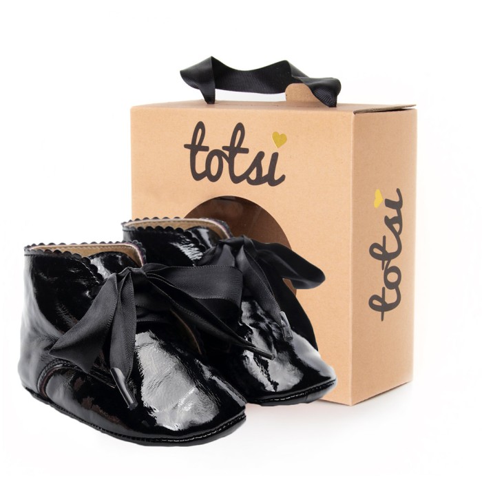 Eloise - Luxury Bow Baby Girls Booties
