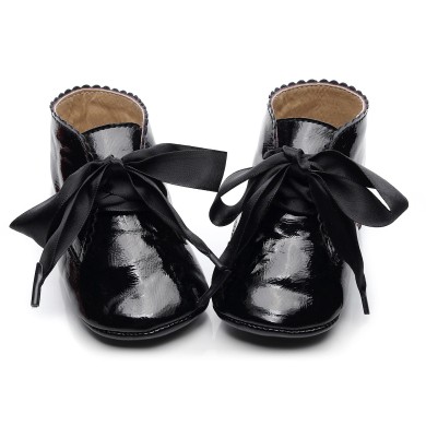 Eloise - Luxury Bow Baby Girls Booties