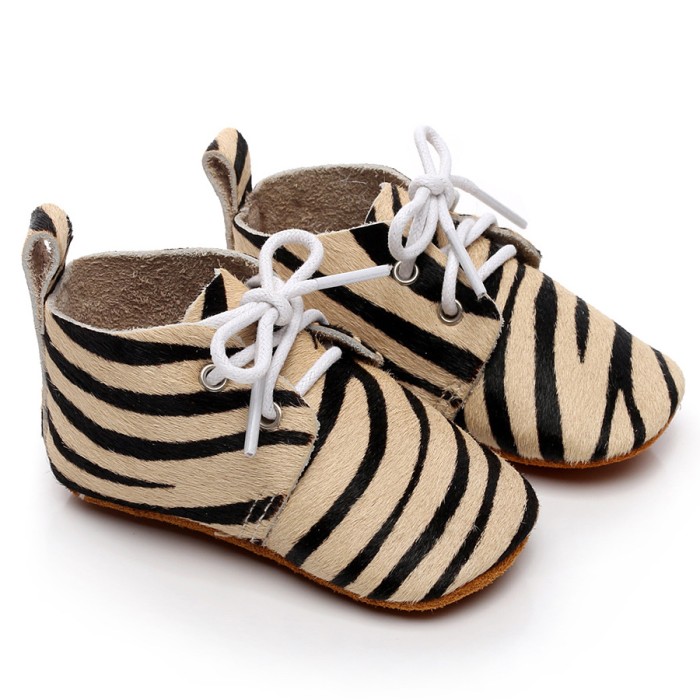 Kato - Tiger Print Baby Booties
