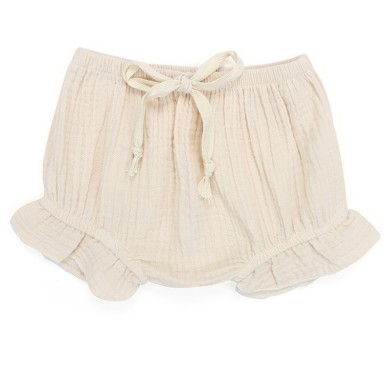 Faye - Cream Beige Luxury Baby Bloomers