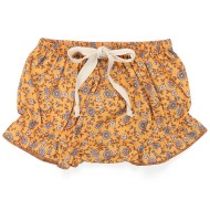 Lilly - Sunset Yellow Floral Luxury Baby Bloomers