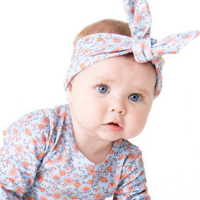 Luna - Luxury Floral Romper + Free Headband