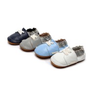 Lucas - Luxury Leather Soft Sole Baby Booties