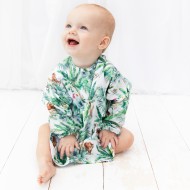 Tiger Jungle - Long-Sleeve Coverall Weaning Bib