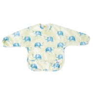 Nelly The Elephant - Long-Sleeve Coverall Weaning Bib