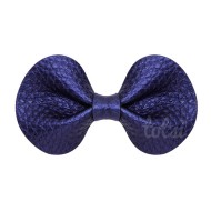 Sadie - Luxury Leather Mini Bow Baby Hair Clips