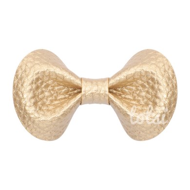 Sadie - Luxury Leather Mini Bow Baby Hair Clips
