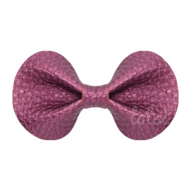 Sadie - Luxury Leather Mini Bow Baby Hair Clips