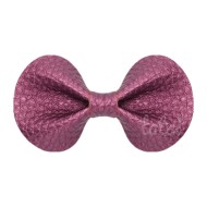 Sadie - Luxury Leather Mini Bow Baby Hair Clips
