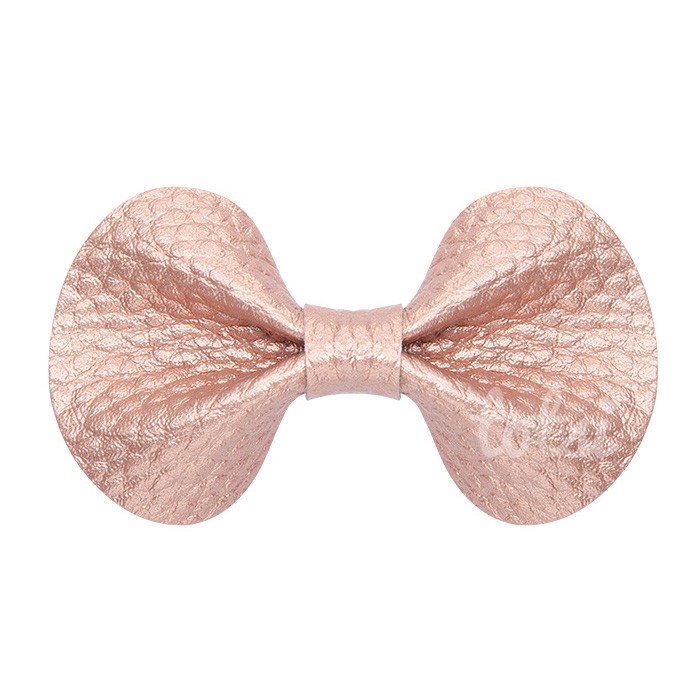 Sadie - Luxury Leather Mini Bow Baby Hair Clips