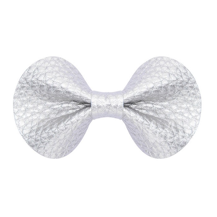 Sadie - Luxury Leather Mini Bow Baby Hair Clips