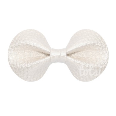 Sadie - Luxury Leather Mini Bow Baby Hair Clips