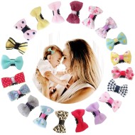 Mia - Wispy & Extra Fine Hair Friendly - Mini Bow Baby Hairclips