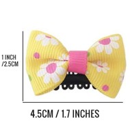 Mia - Wispy & Extra Fine Hair Friendly - Mini Bow Baby Hairclips