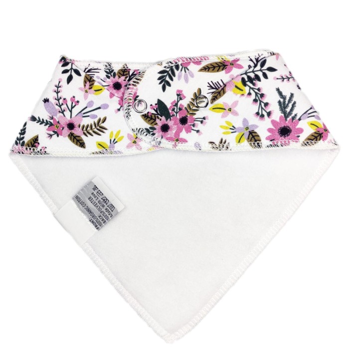 Violet - Luxury Floral Baby Bandana Bib