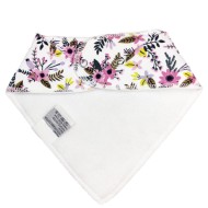 Violet - Luxury Floral Baby Bandana Bib